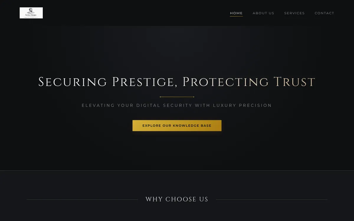 Opening view of the Cybersecurity Knowledge Base website