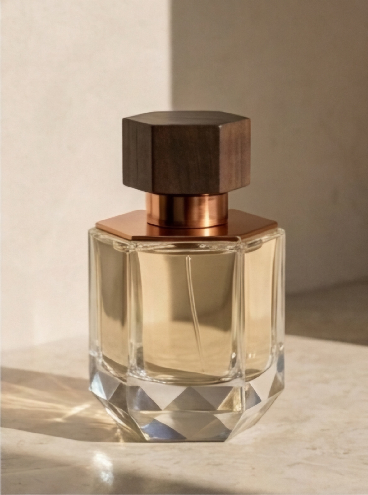 Golden Aura Luxury Fragrance Bottle