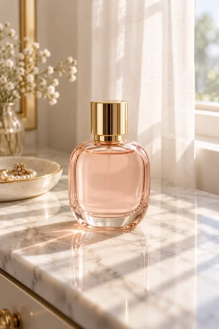 Mystic Rose Luxury Fragrance Bottle